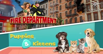 FIRE DEPARTMENT - PUPPIES & KITTENS - Capecod Gaming launches 2 new Slots!
